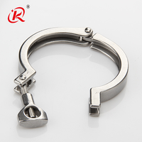 Colliers de serrage sanitaires Tri-Clamp en acier inoxydable SS 304 316L 13MHH à une seule goupille pour l'industrie alimentaire