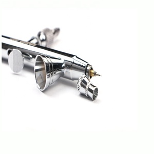 Kit de pintura de aerógrafo ecológico con alimentación por gravedad y control de gatillo dual avanzado de cobre, práctica de tatuaje de maquillaje corporal - Product Image 4