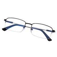 Lunettes demi-cerclées en résine multifocales pour presbytie, avec décoration Dragon Phénix, haute définition, anti-lumière bleue, légères et tendance