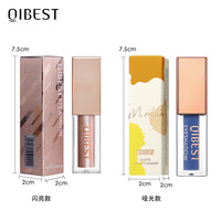 Fard à paupières mode OEM, 15 couleurs, diamants métalliques, liquide pailleté, produits cosmétiques, vente en gros,