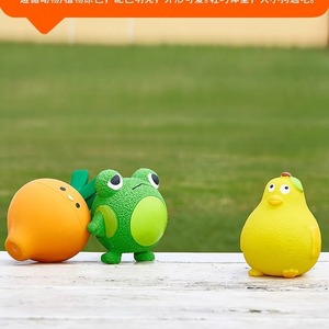 ของเล่นเคี้ยวรูปเป็ดสีเหลืองแบบใหม่สำหรับสัตว์เลี้ยง ของเล่นสุนัขแบบอินเทอร์แอคทีฟช่วยบรรเทาอาการปวดฟัน พร้อมความสนุกสนานในการกัดแทะ ของเล่นยางรูปกบสำหรับสัตว์เลี้ยง - Product Image 2
