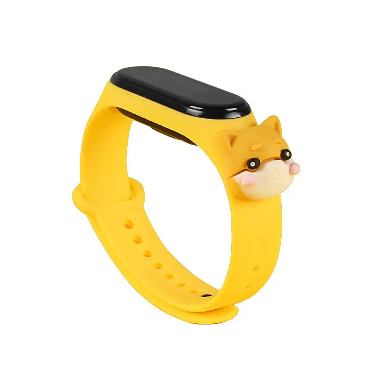 Hot selling children's LED watch primary and secondary school students universal cartoon doll doll LED bracelet electronic watch