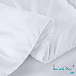<span class=keywords><strong>Couette</strong></span> blanche matelassée avec languettes aux coins, alternative au duvet, taille Queen - Product Image 2