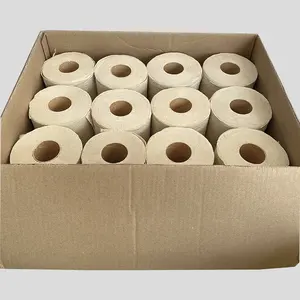 Rollos de papel higiénico, tamaño estándar personalizado, ultra suave, fuerte, con logotipo de diseño personalizado