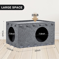 Vente en gros en usine de cages en feutre confortables et souples pour bricolage nids de lit simples pour la décoration intérieure
