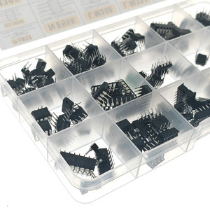 XL IC assortimento di Chip 150 pezzi, opamp, oscillatore, pwm, PC817, NE555, LM358, LM324, JRC4558, LM393, LM339, NE5532, LM386, TDA2030 - Product Image 4