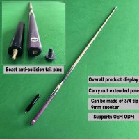 Nouveau Style sans Peinture Canne de Billard Snooker Faite à la Main de Haute Qualité, Vente Directe Usine