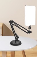 Éclairage de Studio LED Bi-Couleur Professionnel 24 Pouces pour Panneau de Film, Lumière Vidéo Portable 2700-7500K pour Téléphone et Maquillage