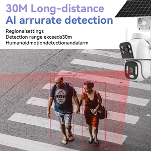 24-Giờ Ghi Âm Hieasy 4G Năng Lượng Mặt Trời Không Dây 4MP Dome Camera An Ninh Với Aov Ai Phát Hiện CMOS Cảm Biến Tầm Nhìn Ban Đêm Cho Trang Trại Sử Dụng - Product Image 3