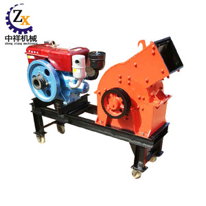 Concasseur de roche pour l'extraction d'or, concasseur de pierres mobile, concasseur <span class=keywords><strong>à</strong></span> marteaux en acier avec moteur AC, haute efficacité - Product Image 1