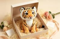 Peluche Tigre Personnalisée, Jouet en Peluche Doux et Adorable pour Collection ou Cadeau, OEM ODM, Jouet Tigre en Peluche Personnalisé