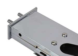 Barra trasera de suspensión de aleta de barro de acero inoxidable con resorte de espaciado de perno de 2,5 "con recortes de luz ovalados - Product Image 5