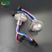 Équipement de parc d'attractions, lumières pointées, changement de couleur, module LED 5050 SMD RGB 12V 26mm, 3 LED, plat, paysage, IP65, 2 ans de garantie