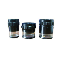 MG7173 10X25mm Loupes Magnifier With Scale Cylindrical Measuring Magnifying Glass Precision Calibration