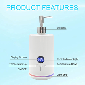 2026 Professional Handheld Electric Temperature Adjustable Plastic Safe Massage Oil &amp; <strong>Lotion</strong> <strong>Warmer</strong> - Product Image 5