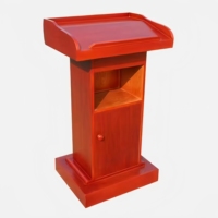 Pupitre d'église en bois avec croix sculptée, qualité supérieure, pour sermons, présentations, lieux religieux