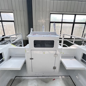 Barca da Pesca in Alluminio di Alta Qualità 9m 30ft, Yacht da Crociera ad Alta Velocità, <span class=keywords><strong>Imbarcazione</strong></span> <span class=keywords><strong>a</strong></span> Remi e <span class=keywords><strong>a</strong></span> <span class=keywords><strong>Vela</strong></span> con Motore per 12 Persone - Product Image 6