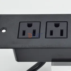 Đồ nội thất Ổ cắm điện gắn kết sofa Ổ cắm điện với 2 USB A + 1 loại C pd20w ổ cắm cho Máy tính để bàn sofa văn phòng