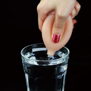 Ftalat ücretsiz Cumming Softee su Spay pompası Squirting 8.5 "yumuşak boşalma yapay penis Sextoys - Product Image 5