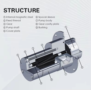 Engranaje Magnético de <span class=keywords><strong>Alta</strong></span> Precisión de Medición de ±0.2, Resistente al Desgaste, Fabricado en PEEK, con 1 Año de Garantía - Product Image 6