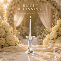 Porte-bougie en cristal transparent, colonne carrée, collier octogonal biseauté, base conique, chandelier moderne pour la décoration de la maison, table à manger