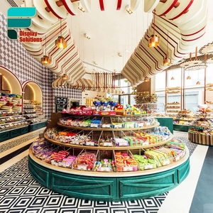 Perakende sakızlı şeker vitrin rafları şeker ahşap Kiosk için fabrika fiyat şeker ekran - Product Image 6