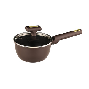 <span class=keywords><strong>Casserole</strong></span> en aluminium antiadhésive avec couvercle, poignée anti-chaleur, casseroles polyvalentes compatibles avec l'<span class=keywords><strong>induction</strong></span>, <span class=keywords><strong>sans</strong></span> <span class=keywords><strong>PFOA</strong></span> - Product Image 1