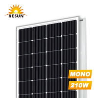 Panel Surya Portabel Mono 210w Ramah Lingkungan dari Resun Wholesale Distributor untuk RV
