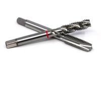 Taraudeuse spéciale en acier inoxydable YG avec anneau rouge et perceuse à pointe spirale M2 0.4 pour pièces métalliques Tap & Die