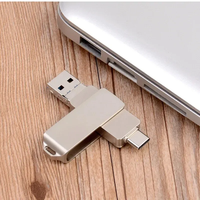 Unidad Flash USB 3 en 1OTG de alta velocidad de alta calidad USB 3,0 128GB 256GB 512GB para teléfono móvil tipo C Pen Drive para teléfono inteligente