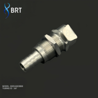 Raccord de tuyau BRT 1/4 3/8 en acier inoxydable, connecteurs de conduite de carburant, coudes à 90 degrés, raccords de conduite de carburant, connexion rapide hydraulique