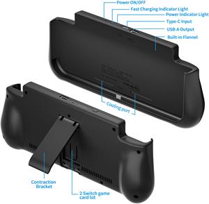 Custodia Caricabatterie Portatile con Power Bank Esteso da 10.000 mAh per Nintendo Switch - Product Image 5