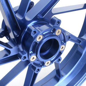 5 eixos CNC usinagem anodizado alumínio torneamento fresagem perfuração peças motocicleta acessórios esporte aro fro roda hub - Product Image 3