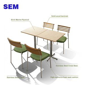 Table en bois moderne de luxe pour la maison, le bureau, la salle à manger d'hôtel, le salon ou l'appartement W-1 W-1 - Product Image 2