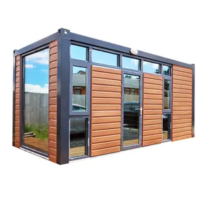 20ft 40ft Chinese Prefab Modulaire Container Pod Huis Geprefabriceerde Thee Thuis Prefab Huizen Gebouw