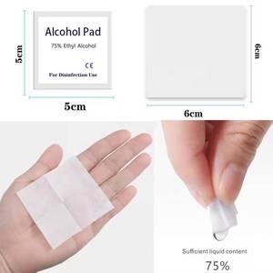 Toallitas Desinfectantes de Grado Médico con Logotipo Personalizado, Almohadillas de Preparación con Alcohol Estéril, 70% Isopropílico - Product Image 3