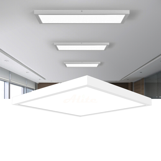 Surface Mount LED Flat Panel Light 40W/50W Flicker-Free High CRI 95 5-Year Warranty CCT Tunable
