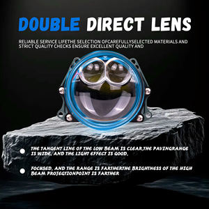 Faros Delanteros LED Chenlang de 3 Pulgadas, Súper Brillantes, Haz Alto/Bajo, 156W/90W, Ventiladores Dobles, Láser, LHD/RHD, Lente de Proyector Bi-LED Plano, H4 H7 90005 - Product Image 4