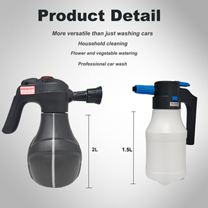 Pistola de Espuma Eléctrica Inalámbrica Mejorada para Lavado de Autos, Boquilla Ajustable, a Prueba de Fugas, Presión de 0.5-0.8MPa - Product Image 3