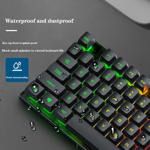 Teclado Gamer Retroiluminado con Cable, Táctil a Color, Multimedia, para Cibercafé, K-snake Ziyou Leopard 114 T - Product Image 2