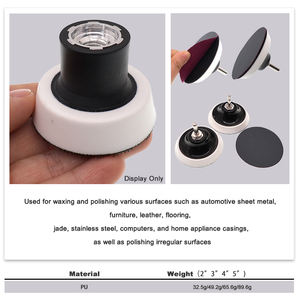 <span class=keywords><strong>2</strong></span>/<span class=keywords><strong>3</strong></span>/4/5 Zoll Schaumpolier-Sicherungs platte Klettschleifscheiben-Stütz kissen für Sands ch eiben Schleif werkzeuge Polieren von Metall holz - Product Image 3