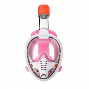 Máscara de Buceo de Silicona de Una Sola Lente Antivaho para Niños, Modelo 406 de USA Mairun, con Respiración Libre - Product Image 4