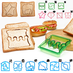 Tagliabiscotti a Forma di Sandwich, Stampi per Biscotti a Forma di Cuore, Farfalla, Stella, Dinosauro, Elefante, Ottimi per il Pranzo Scolastico e la Cottura Domestica - Product Image 4