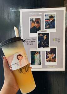 Custom <b>Printed</b> logo Cup Holder and Thick Cardboard Paper air Holder Kpop <b>Coffee</b> Cupsleeve - Product Image 5