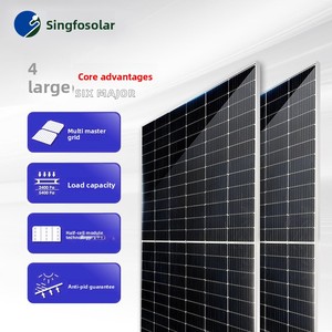 Auf Lager: <span class=keywords><strong>JA</strong></span> Solar 550W Doppelglas-Monokristallines Silizium-Solarmodul mit 21,3% Effizienz und 182mm*91mm Zellengröße, Hergestellt in China - Product Image 2