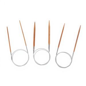 Outil de préparation d'aiguilles en fil de bambou, style moderne et minimaliste, pour pulls – Approvisionnement direct usine - Product Image 1