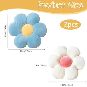 Home <b>Decorative</b> Custom Throw <b>Pillow</b> Sofa Living Room Cushion Plush Cushion Flower Shape Cherry Blossoms <b>Pillow</b> - Product Image 3