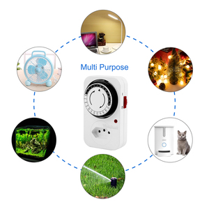 Temporizador Mecánico <span class=keywords><strong>de</strong></span> 24 Horas con Enchufe Eléctrico <span class=keywords><strong>de</strong></span> 10A 127/220V para Uso Comercial en <span class=keywords><strong>Brasil</strong></span> - Product Image 5