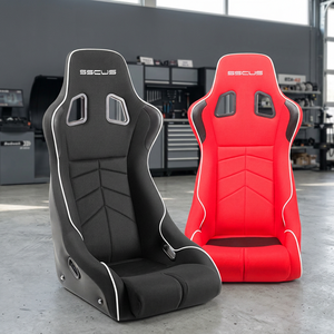 Sièges de course universels en tissu D1 personnalisables SSCUS, qualité supérieure avec un style unique et une résistance optimale - Product Image 1