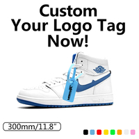Étiquettes de chaussures personnalisées avec logo, étiquettes de sécurité en plastique, attaches de sécurité, étiquettes suspendues pour baskets, vêtements et accessoires
